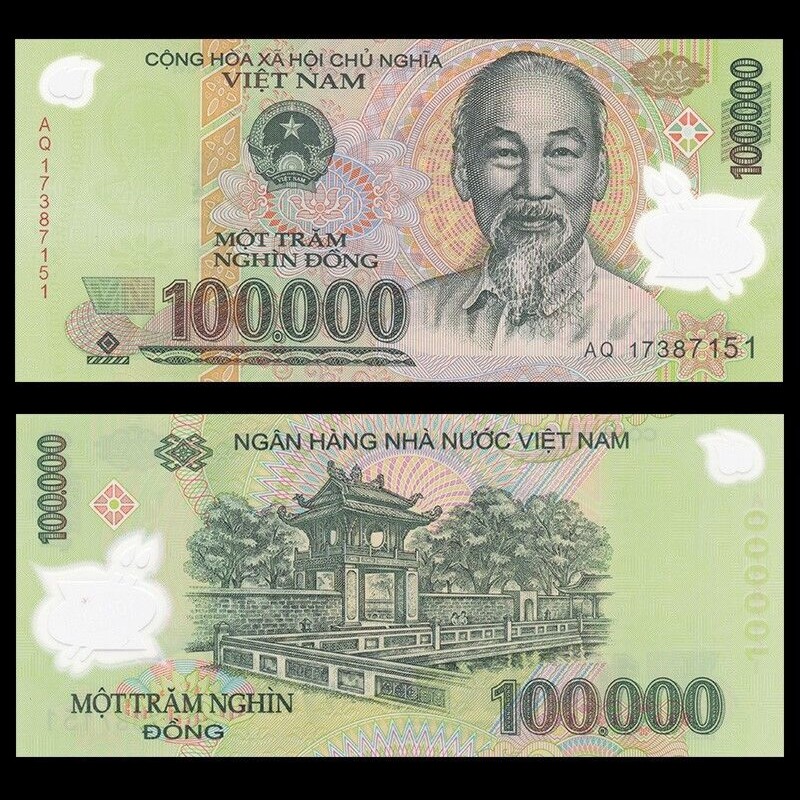 Vietnam 100,000 Dong Banknote